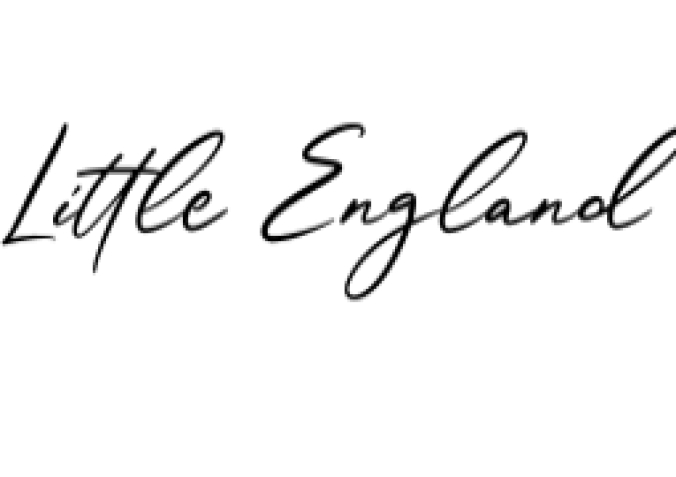 Little England Font Preview