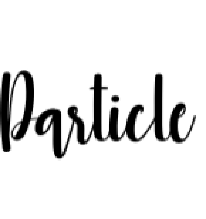 Particle Font Preview