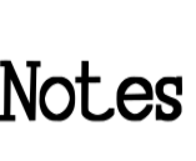 Notes Font Preview