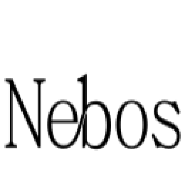 Nebos Font Preview
