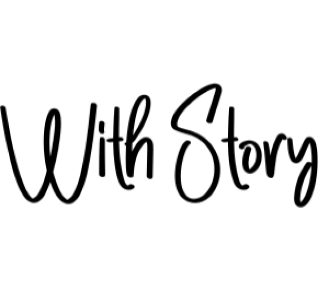 With Story Font Preview