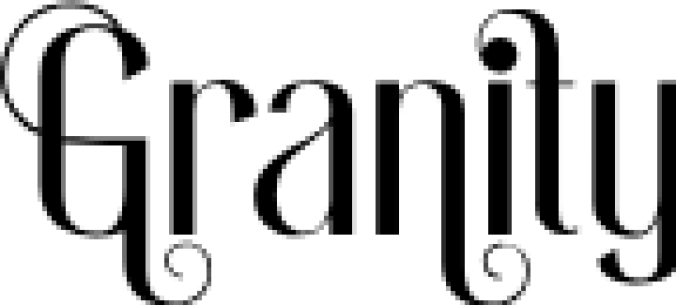 Granity Font Preview