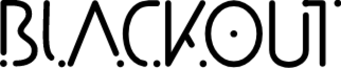 Blackou Font Preview