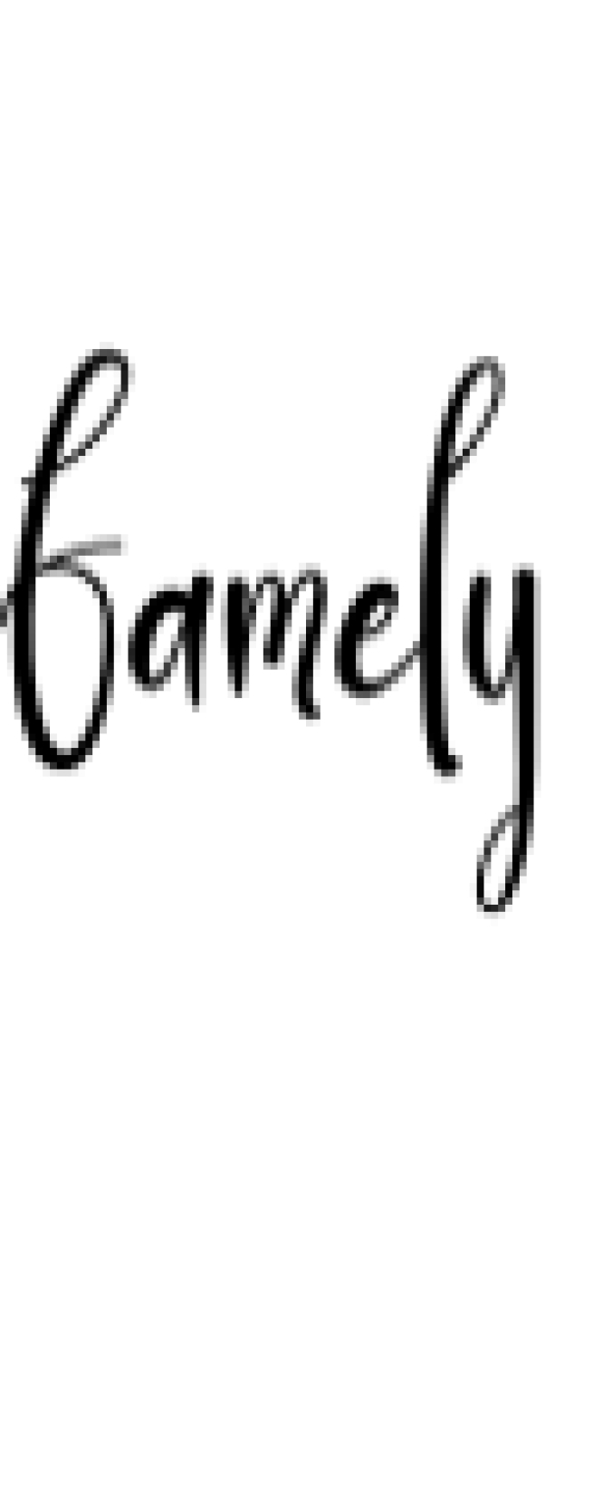 Famely Font Preview