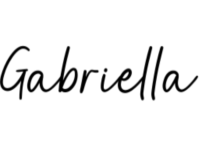 Gabriella Font Preview