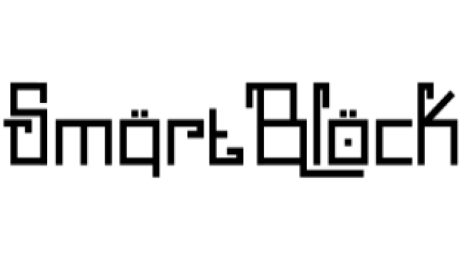Smart Block Font Preview