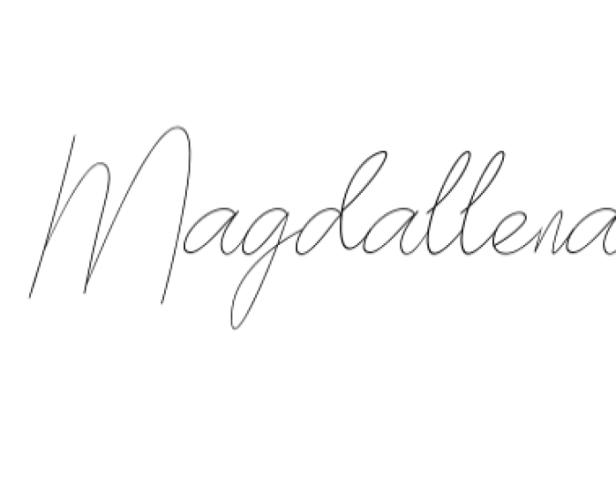 Magdallena Font Preview