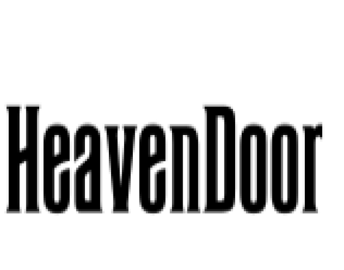 Heavendoor Font Preview