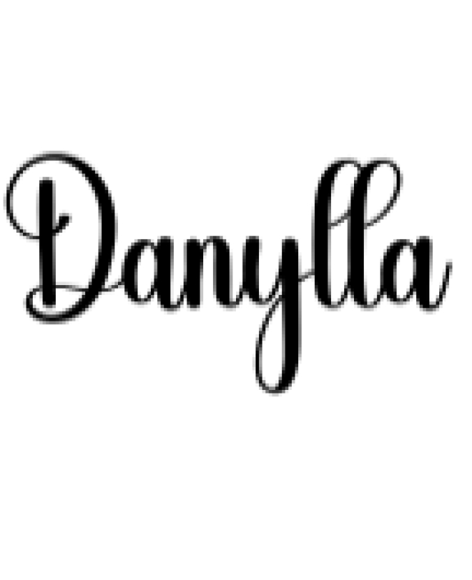 Danylla Font Preview