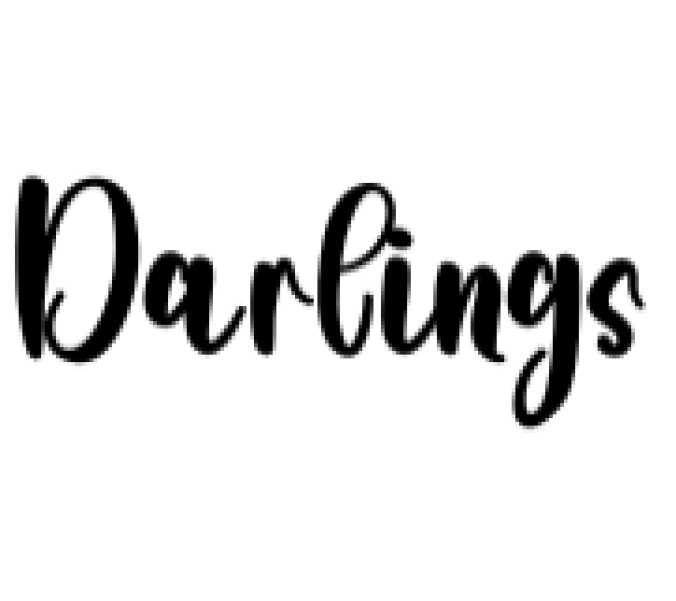 Darlings Font Preview