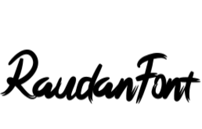 Raudan Font Preview