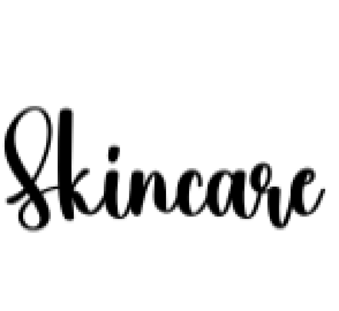 Skincare Font Preview