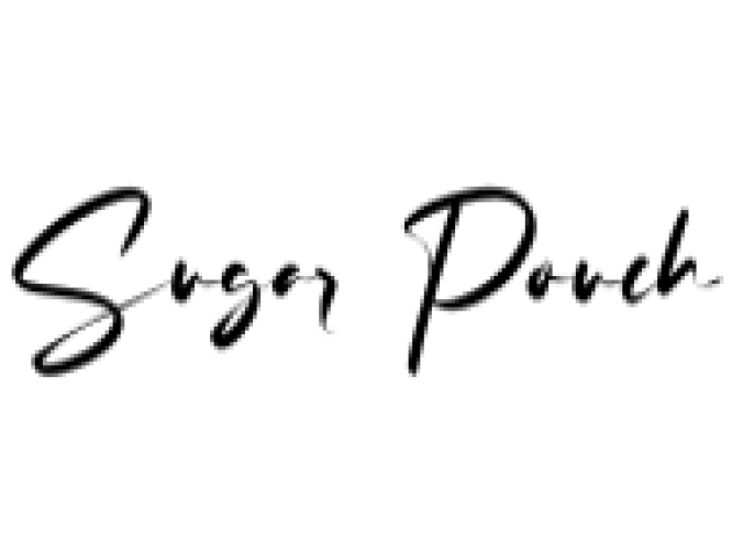 Sugar Pouch Font Preview
