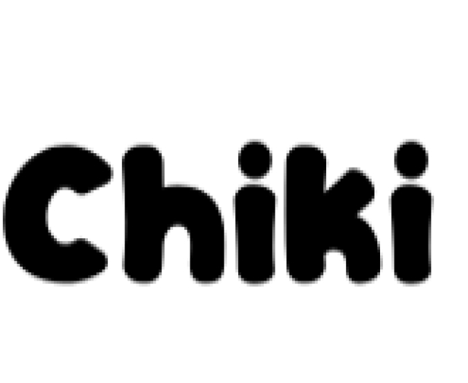 Chiki Font Preview