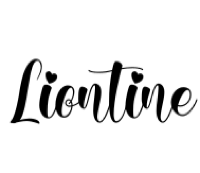 Liontine Font Preview