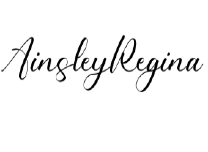 Ainsley Regina Font Preview