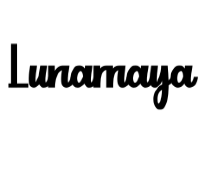 Lunamaya Font Preview