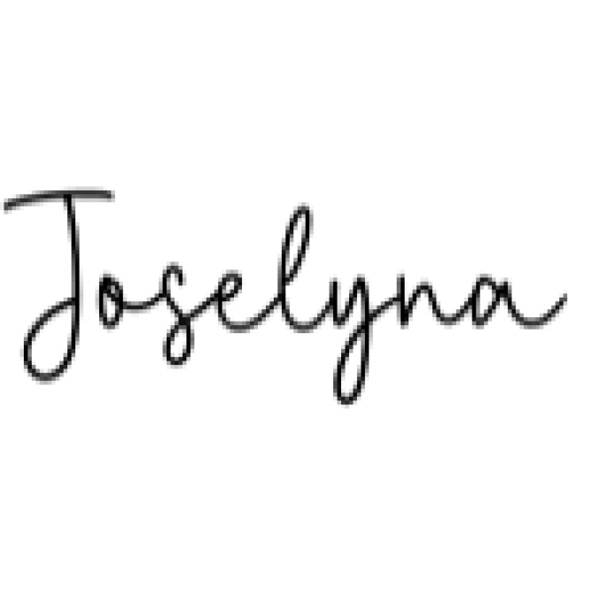 Joselyna Font Preview