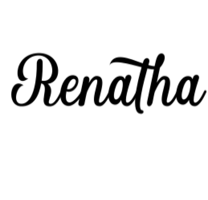 Renatha Font Preview