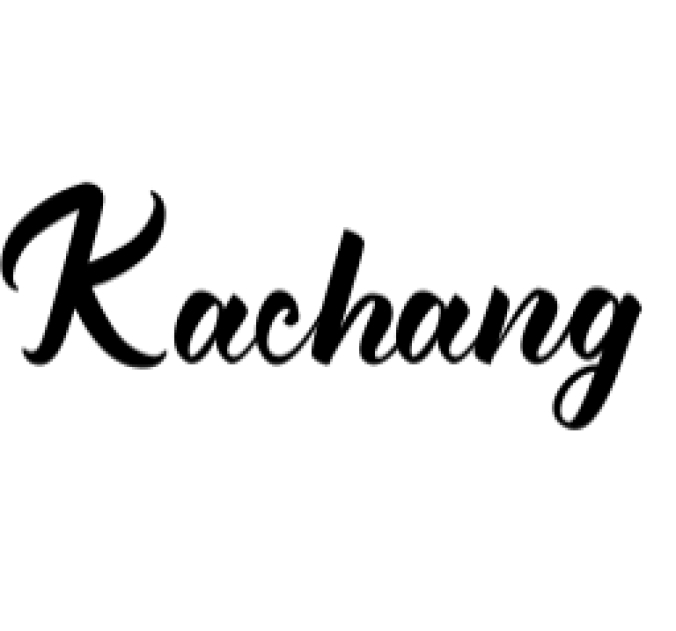 Kachang Font Preview