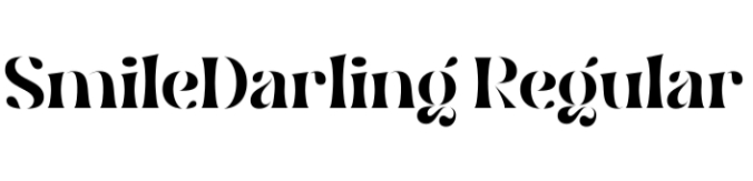 Smile Darling Font Preview