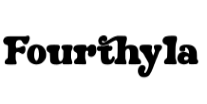 Fourthyla Font Preview