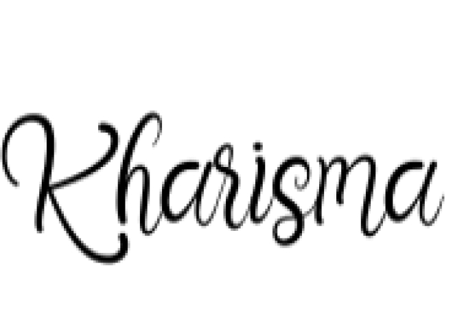 Kharisma Font Preview