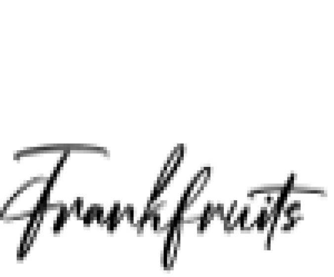 Frankfruits Font Preview
