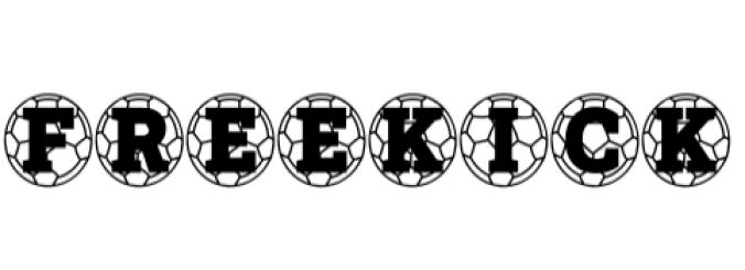 Free Kick Font Preview