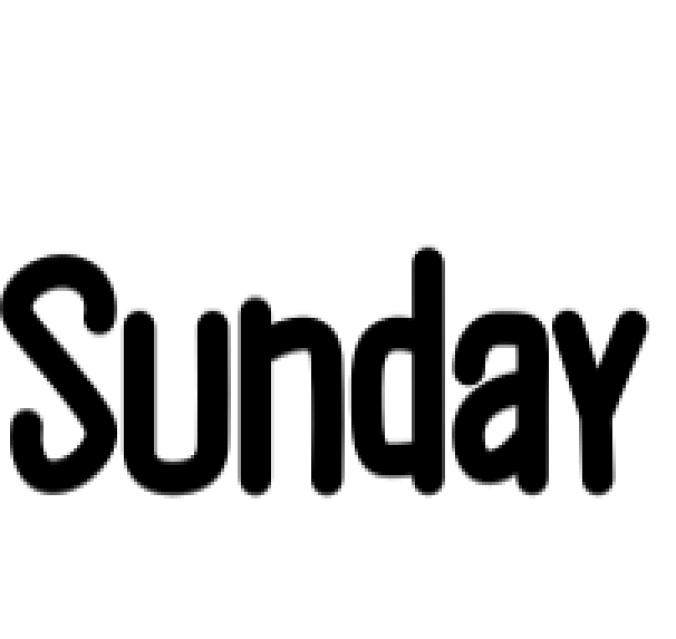 Sunday Font Preview