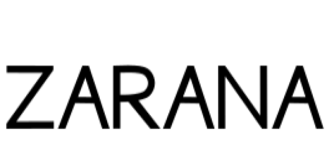 Zarana Font Preview