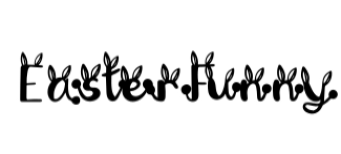 Easter Funny Style Font Preview