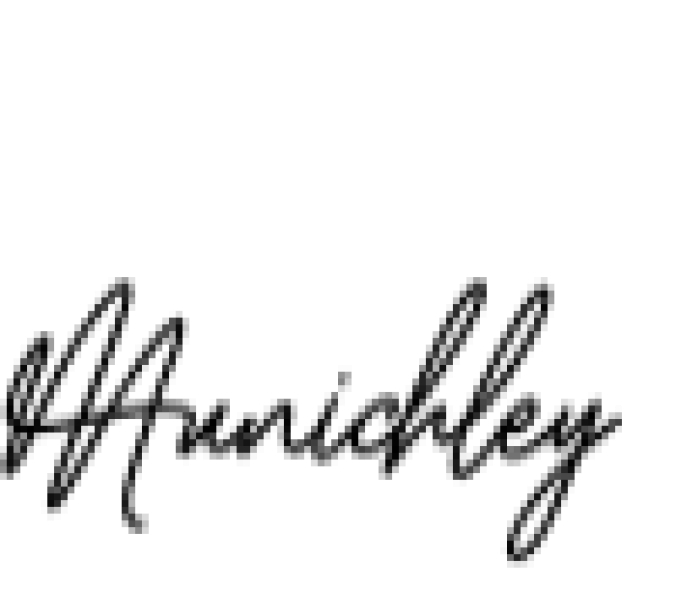 Munichly Script Font Preview