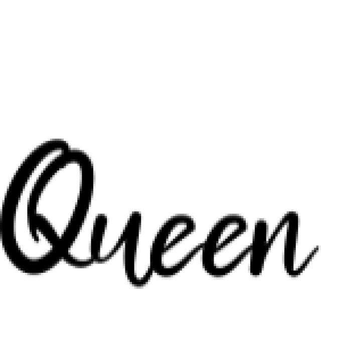 Queen Font Preview