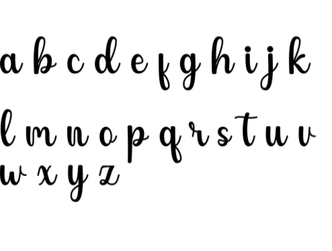 Melinda Font Preview