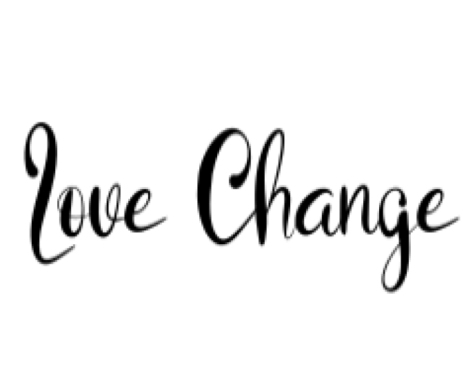 Love Change Font Preview