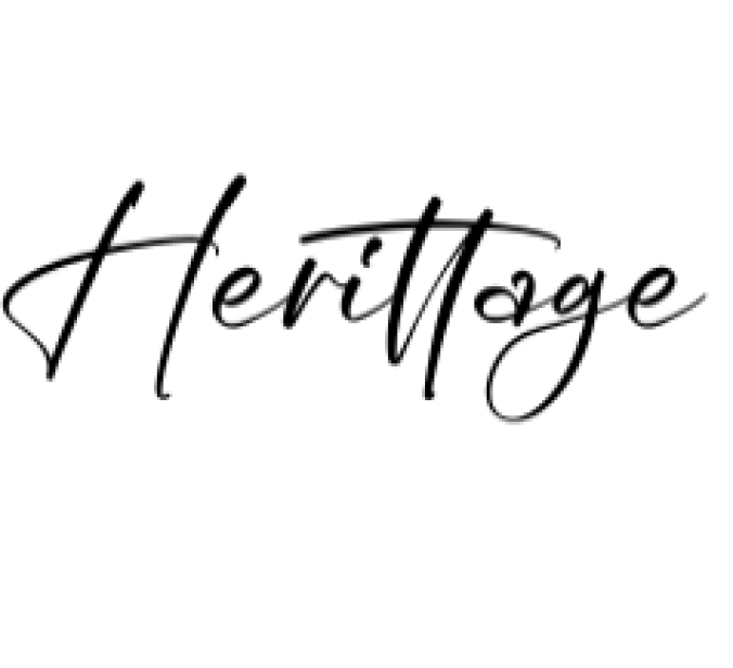 Herittage Font Preview