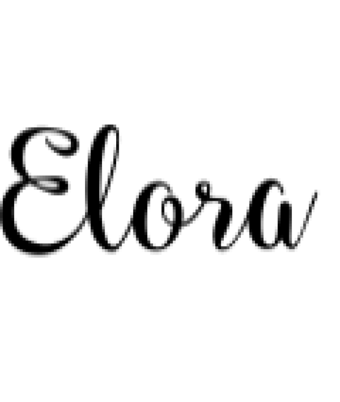 Elora Font Preview