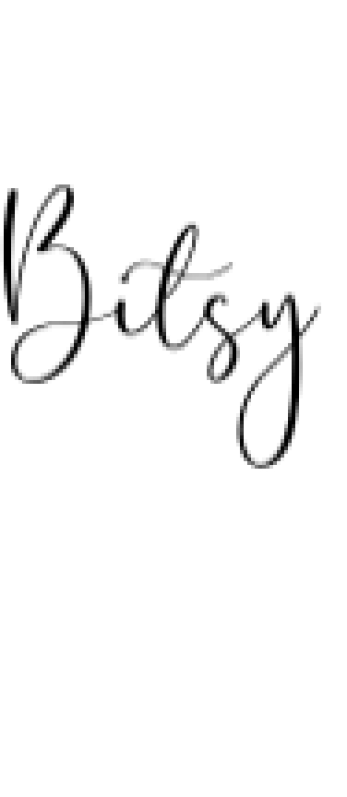 Bitsy Font Preview