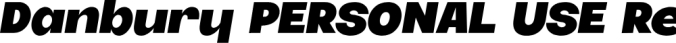 Danbury Font Preview