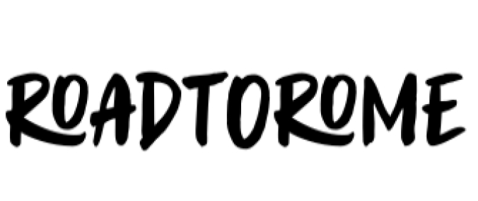Road to Rome Font Preview