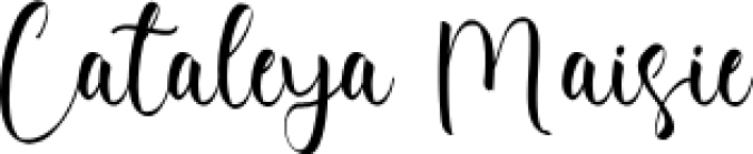 Cataleya Maisie Font Preview
