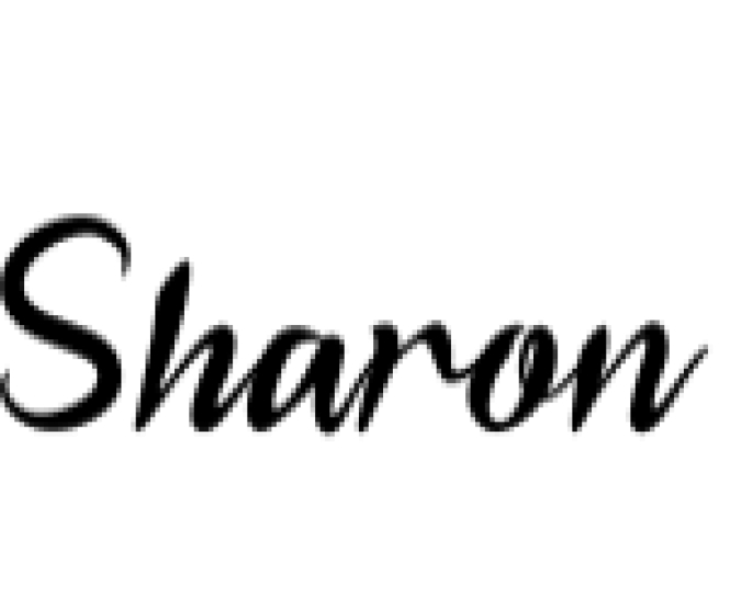Sharon Font Preview