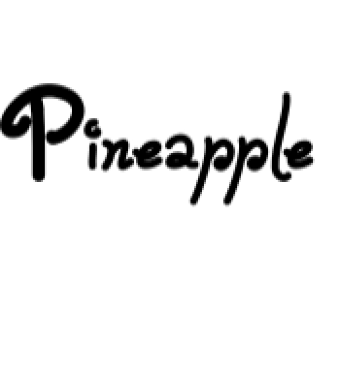 Pineapple Font Preview