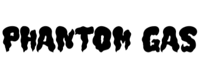 Phantom Gas Font Preview