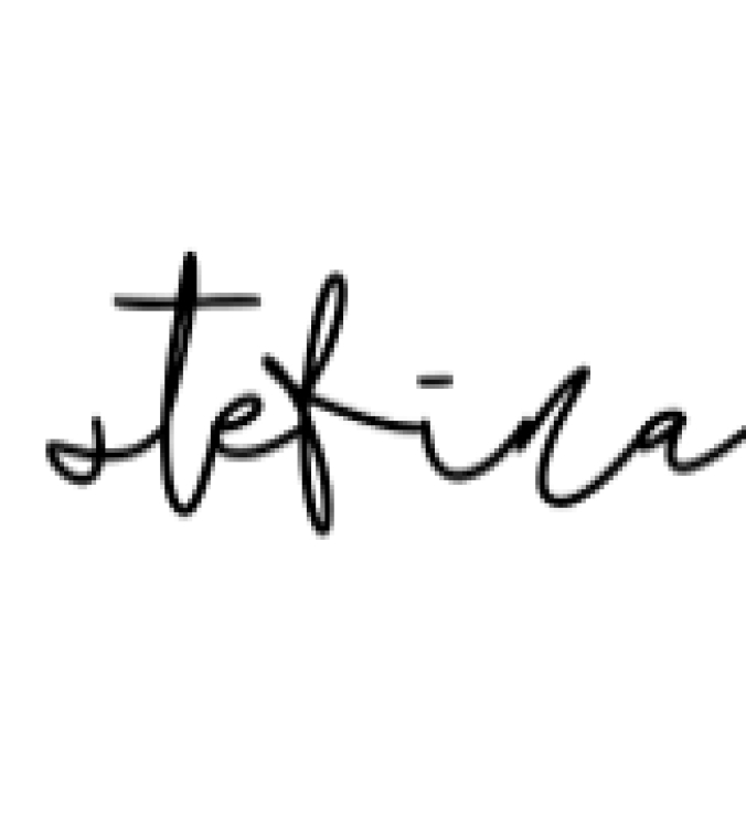 Stefina Font Preview