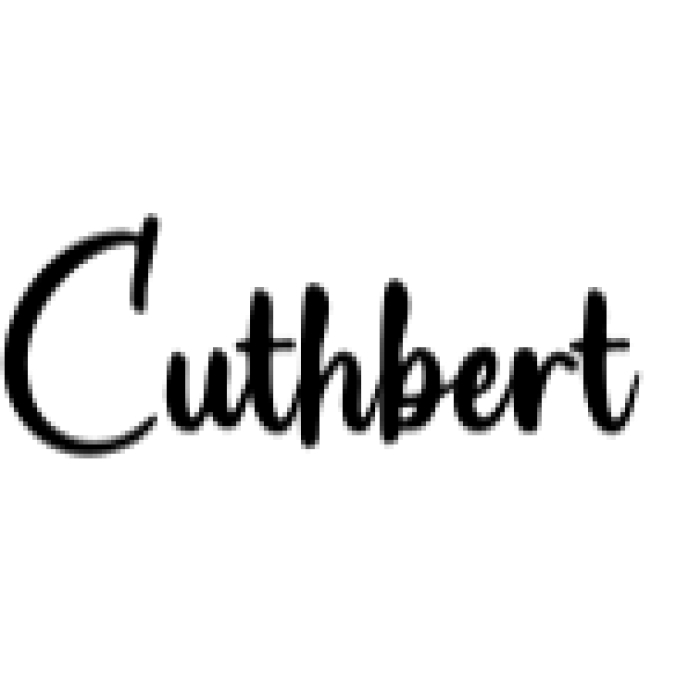 Cuthbert Font Preview