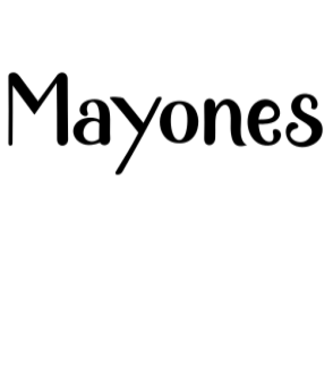 Mayones Font Preview
