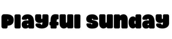 Palyful Sunday Font Preview