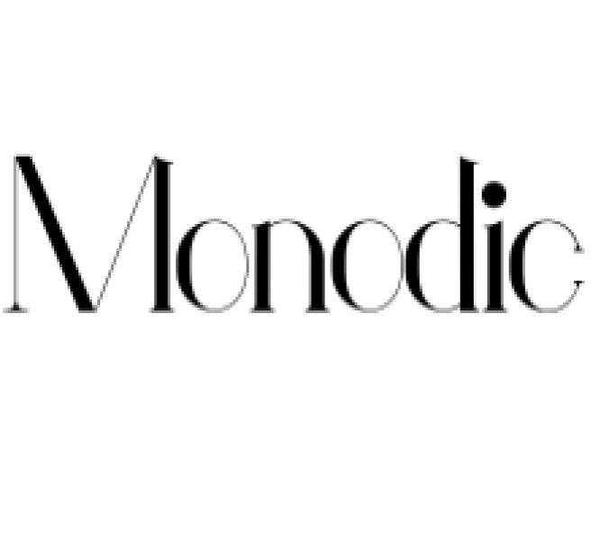 Monodic Font Preview